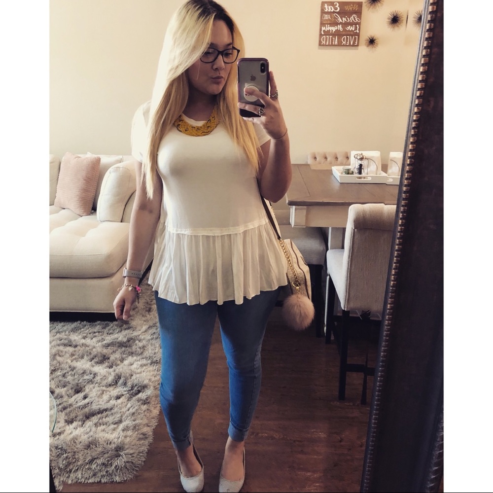 Where peplum crewtee